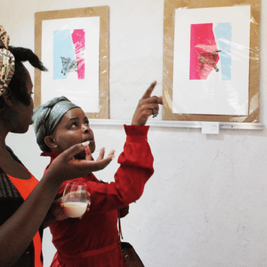 Maboneng Township Arts Experience Guest enjoying the artwork