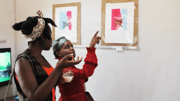 Maboneng Township Arts Experience Guest enjoying the artwork